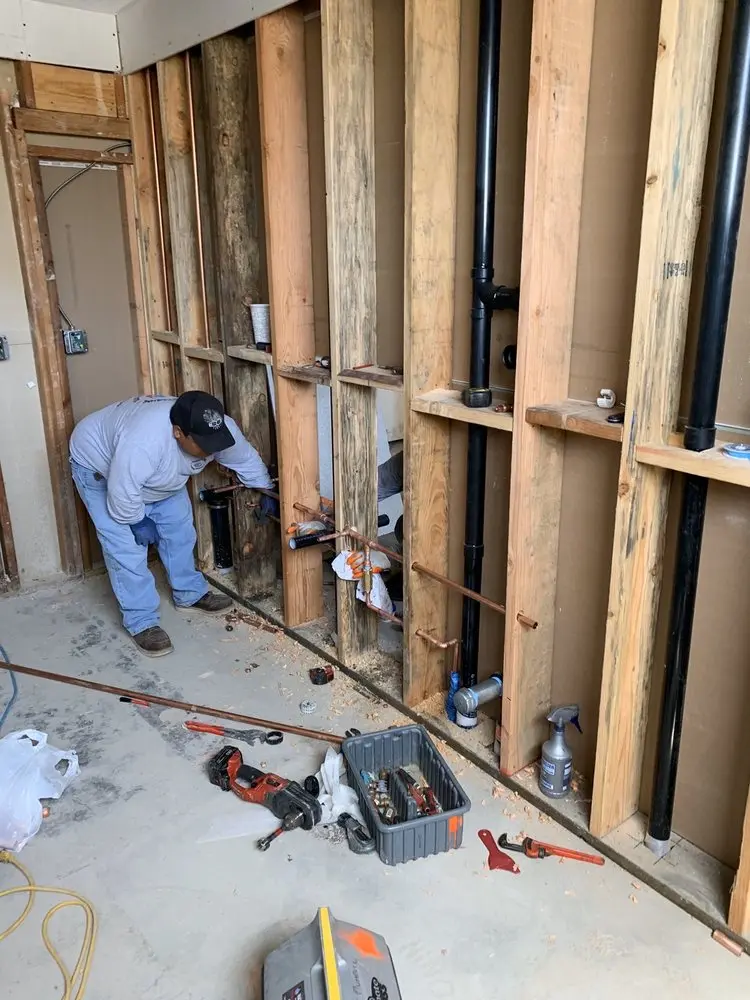 Commercial rough-in plumbing for Gas Line Repair in Northwest Village